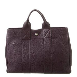 HERMES Raisin Togo Leather Fourre-Tout PM Top Handle Handbag
